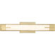 Chase LED 23 inch Modern Gold Bath Vanity Light Wall Light