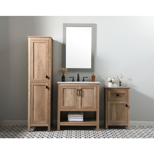 Adian Natural Oak Bathroom Storage Cabinet