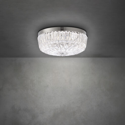 Regina LED 11.9 inch Polished Nickel Flush Mount Ceiling Light, Schonbek Signature