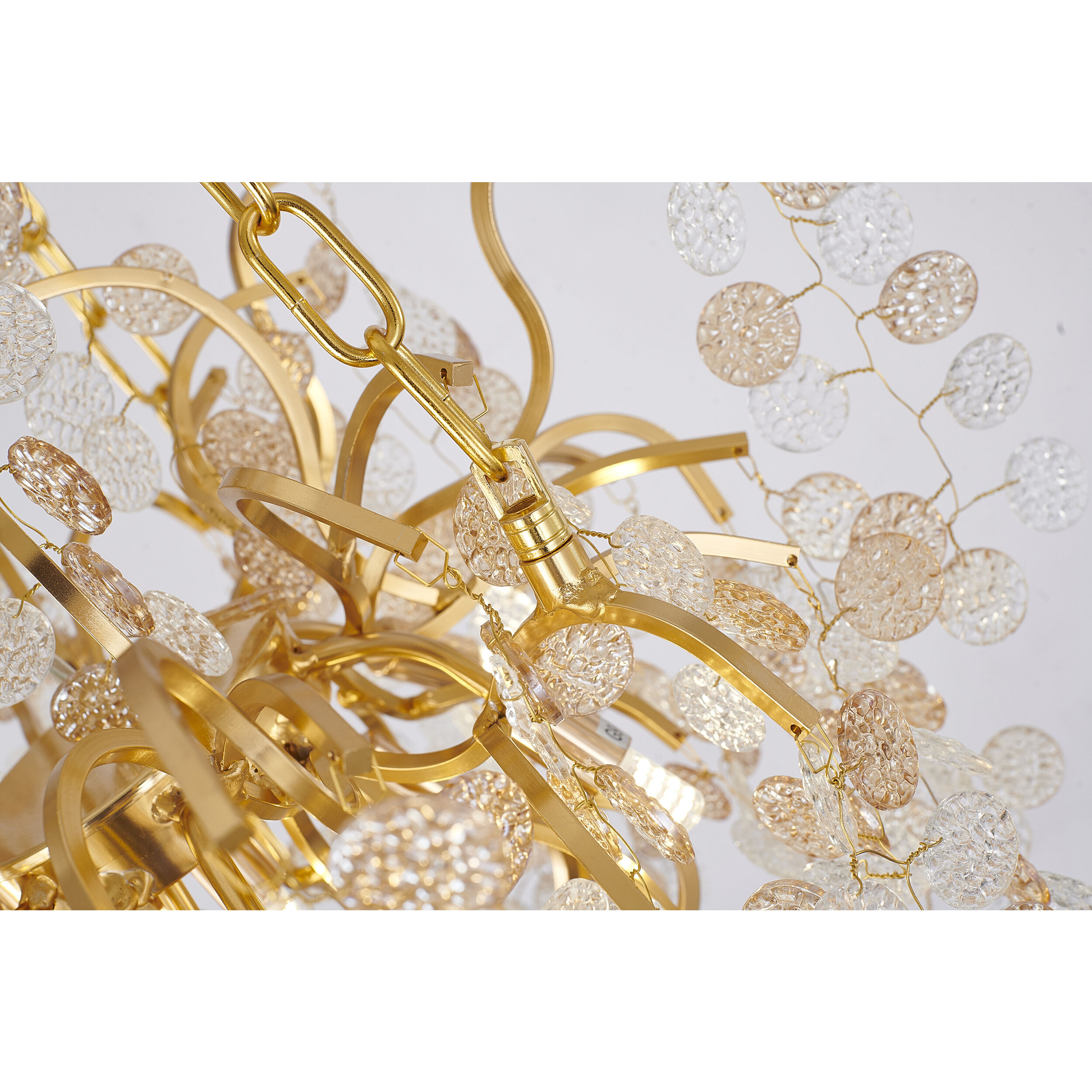 Canada 10 Light 22 inch Gold Chandelier Ceiling Light