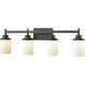 Belmar 4 Light 31 inch Oil Rubbed Bronze Vanity Light Wall Light