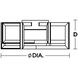 Cass LED 13 inch Black Flush Mount Ceiling Light