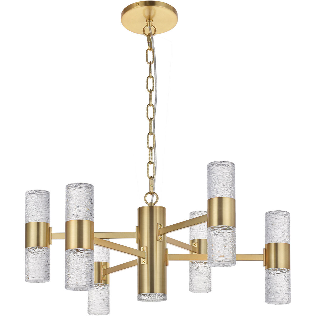 Vega LED 26 inch Gold Pendant Ceiling Light