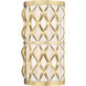 Harden 2 Light 8 inch Modern Gold Wall Sconce Wall Light