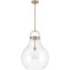Mansfield 1 Light 18 inch Champagne Gold Pendant Ceiling Light