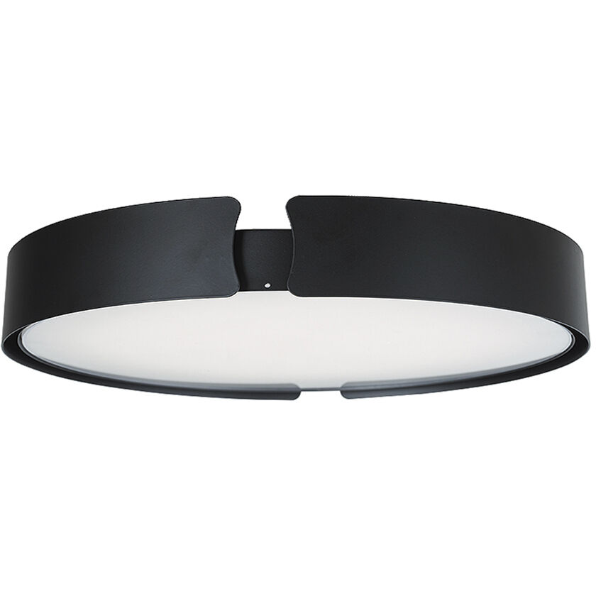 Mystic LED 18 inch Black Flush Mount Ceiling Light
