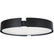 Mystic LED 18 inch Black Flush Mount Ceiling Light