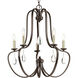 Kenley 5 Light 24.63 inch Antique Bronze Chandelier Ceiling Light