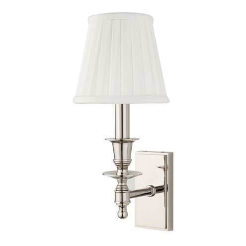 Ludlow 1 Light 5.5 inch Polished Nickel Wall Sconce Wall Light