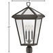 Estate Series Alford Place LED 26 inch Oil Rubbed Bronze Outdoor Post Mount Lantern