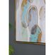 Gizem Gold/Gray/Blue Wall Art