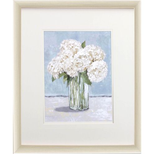 Florals Collection Blue Framed Art