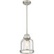 Burren 1 Light 8.75 inch Brushed Nickel Pendant Ceiling Light