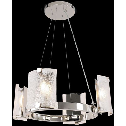 Claritas 4 Light 24 inch Nickel Chandelier Ceiling Light