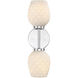 Dita Wall Sconce Wall Light in Polished Nickel