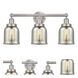 Bell 3 Light 24.5 inch Brushed Satin Nickel Bath Vanity Light Wall Light
