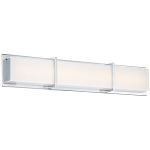 Ratio LED 30 inch Chrome Bath & Wall Light in 30in, dweLED