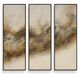 Smoke Break 61 X 21 inch Hand Painted Modern Art, Set of 3