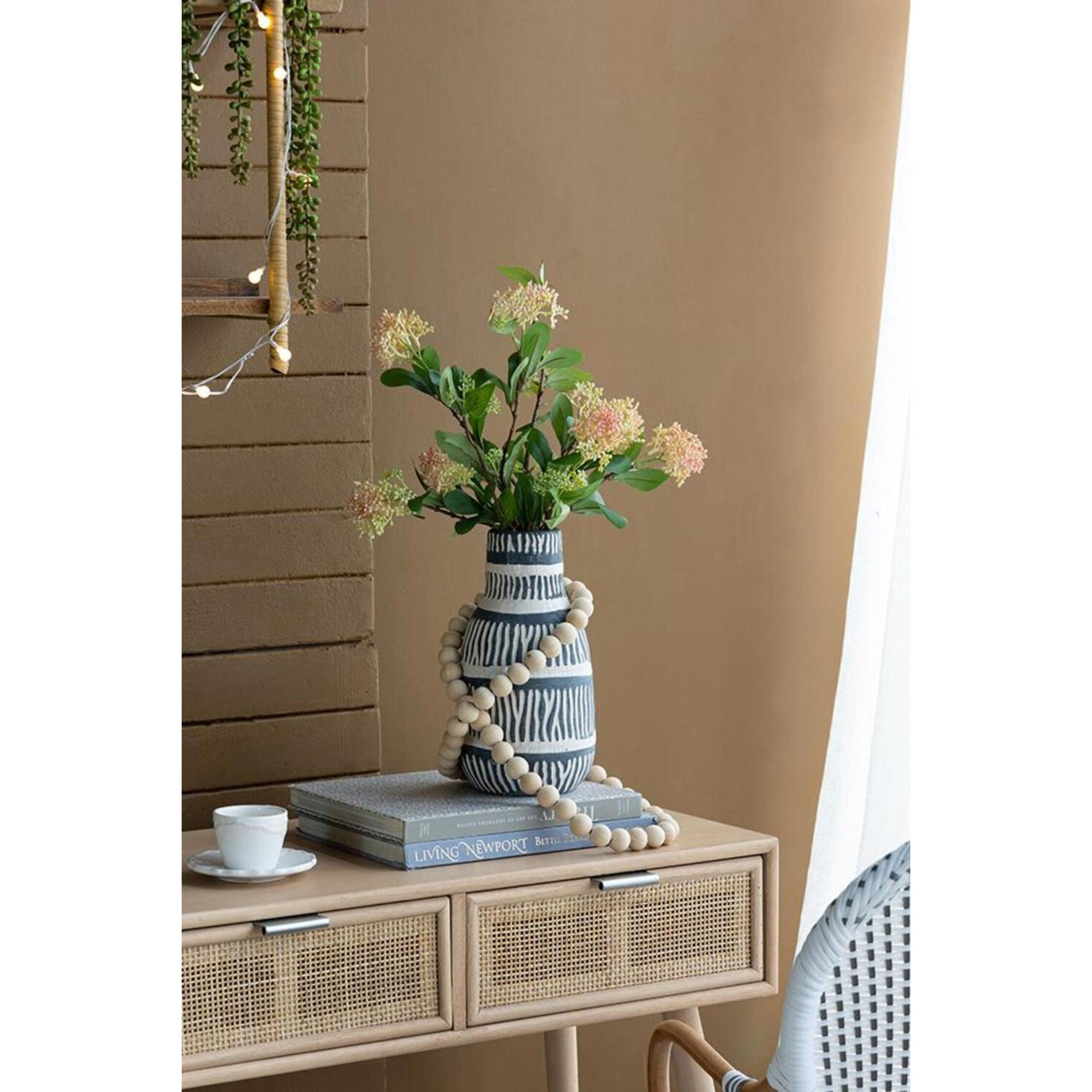 Wooden Sphere Beads 22 X 2 inch Statues & Decor Object