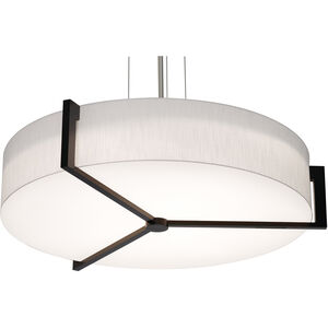 Apex 4 Light 33.33 inch Satin Nickel Pendant Ceiling Light