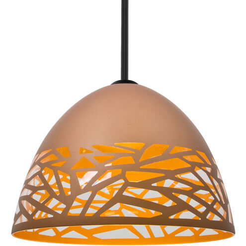 Kiev LED Black Stem Pendant Ceiling Light