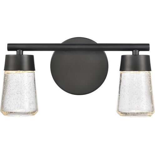 Jergen LED 12.5 inch Matte Black Vanity Light Wall Light