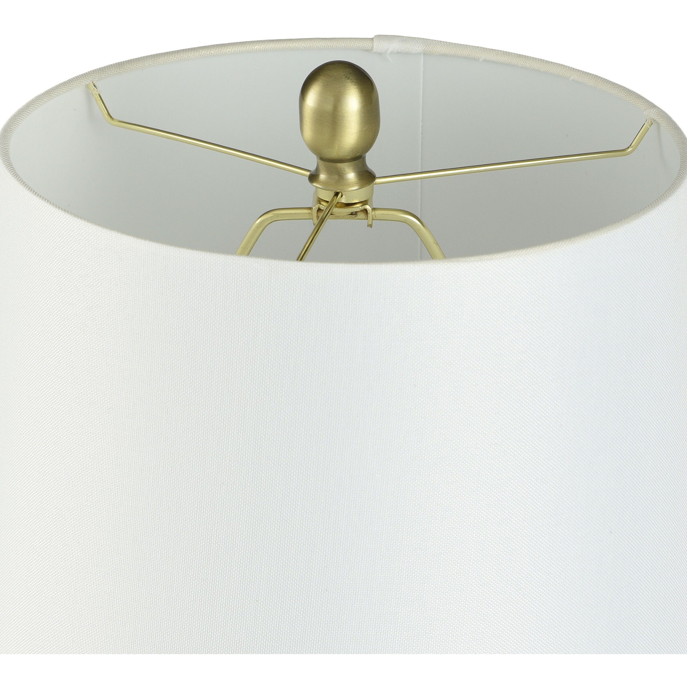 Signature 25.25 inch 60 watt Golden Copper with Brussels White Table Lamp Portable Light