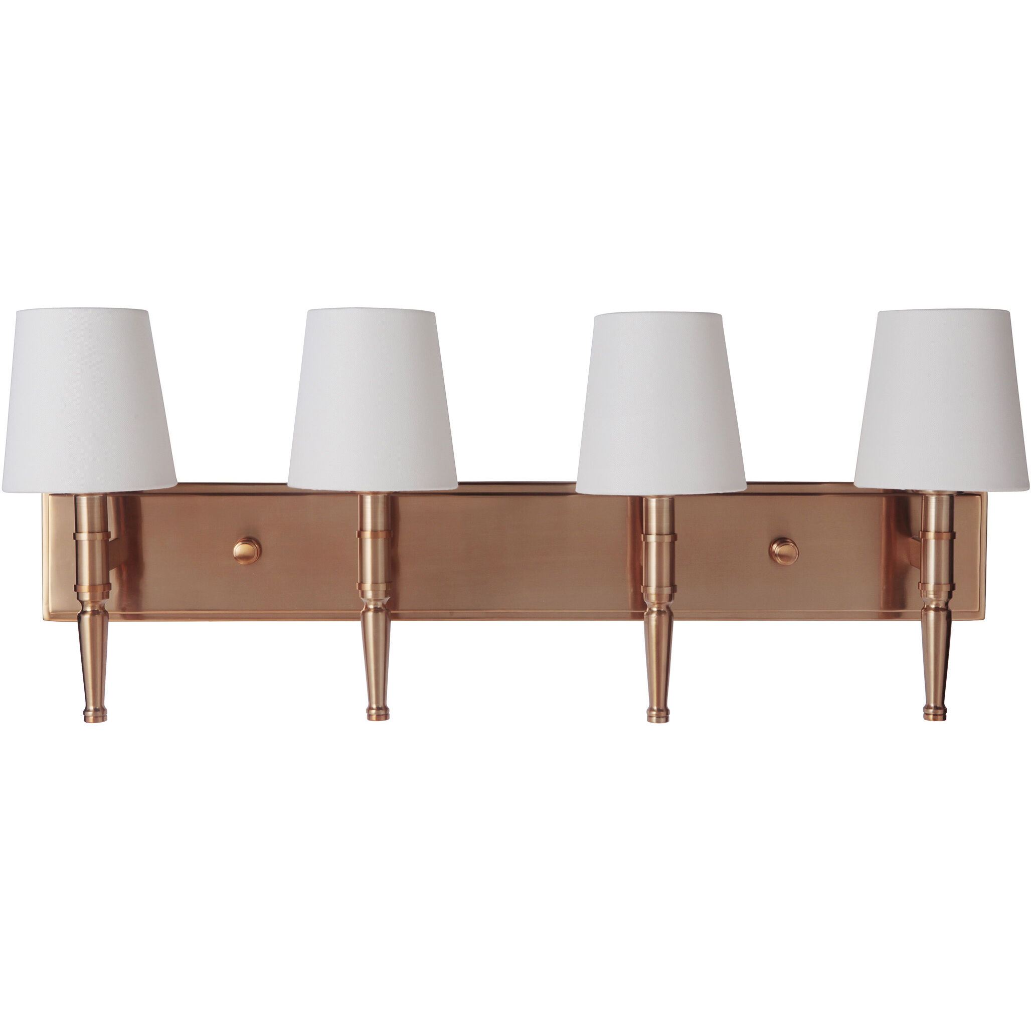 Ella 4 Light 30.5 inch Satin Brass Vanity Light Wall Light