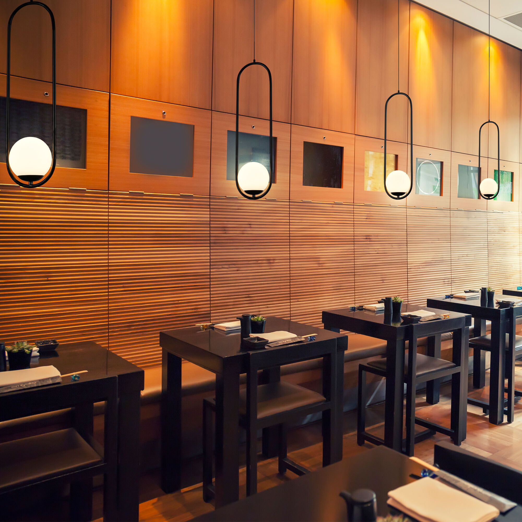 Capri 5.5 inch Black Pendant Ceiling Light