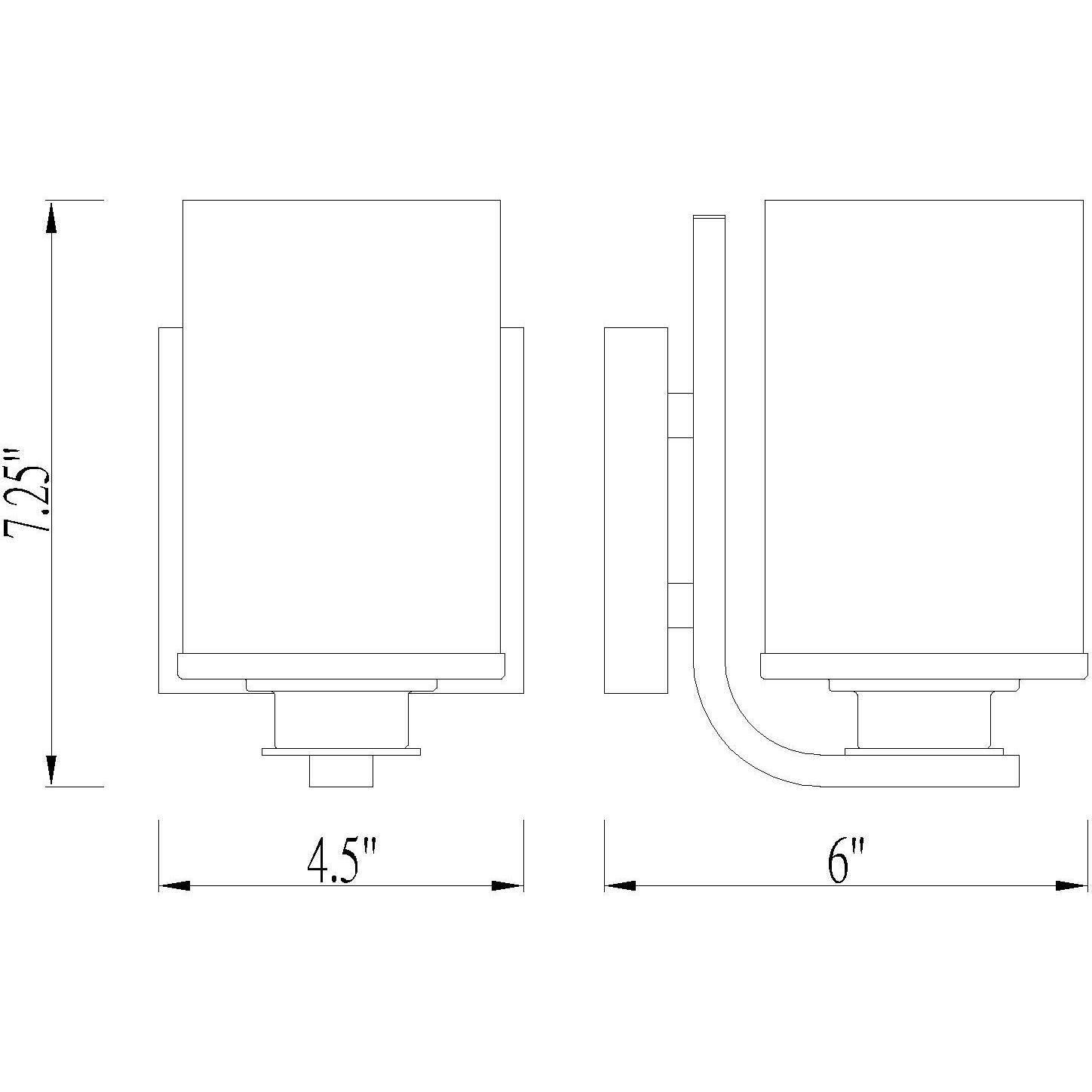Beckett 1 Light 4.5 inch Matte Black Wall Sconce Wall Light