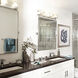 Latitude 4 Light 26 inch Chrome Vanity Light Wall Light