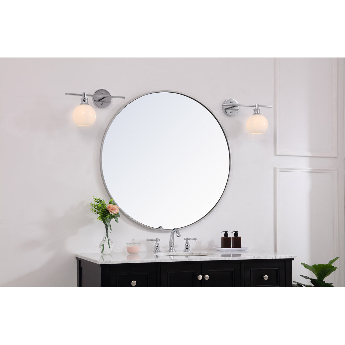 Collier 1 Light 14.7 inch Chrome Wall sconce Wall Light, Left