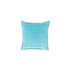 Cotton Velvet 22 X 22 inch Aqua Pillow Kit, Square