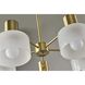 Rhodes 5 Light 25 inch Antique Brass Chandelier Ceiling Light