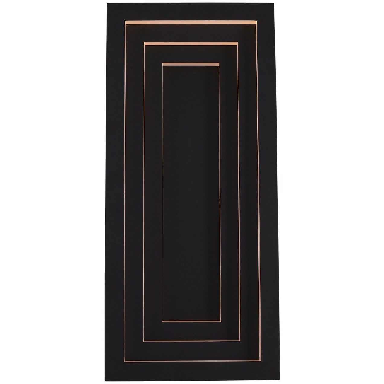 Chrysler 20 inch Matte Black Outdoor Wall Sconce
