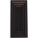 Chrysler 20 inch Matte Black Outdoor Wall Sconce