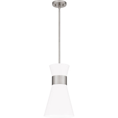 Fremont 1 Light 10 inch Brushed Nickel Mini Pendant Ceiling Light, Small