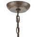 Crislett 5 Light 25 inch Sunglow Bronze Chandelier Ceiling Light