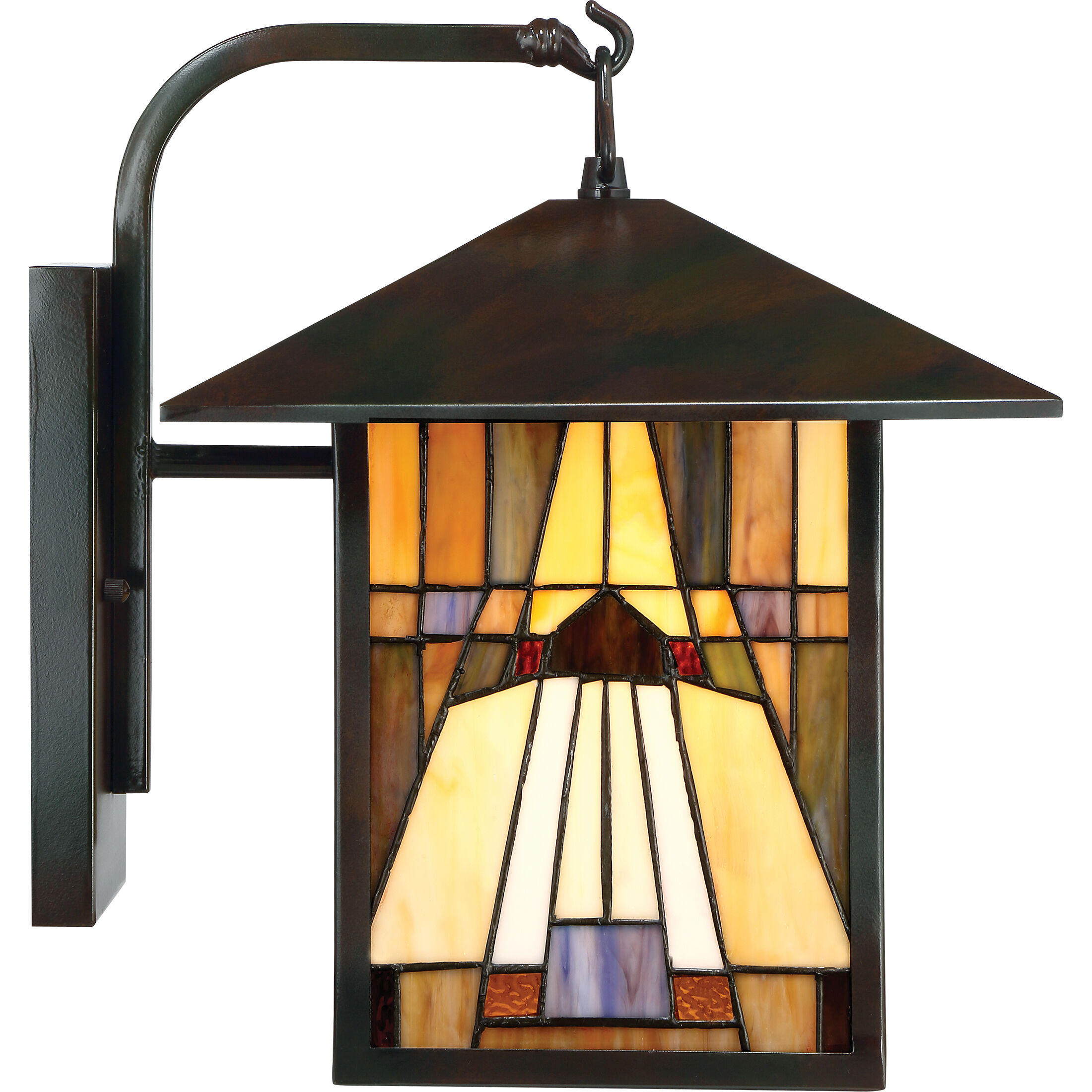 Inglenook 1 Light 14 inch Valiant Bronze Outdoor Wall Lantern