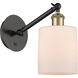 Ballston Cobbleskill 1 Light 5 inch Black Antique Brass Sconce Wall Light