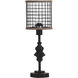 Signature 2 inch 60 watt Black Table Lamp Portable Light
