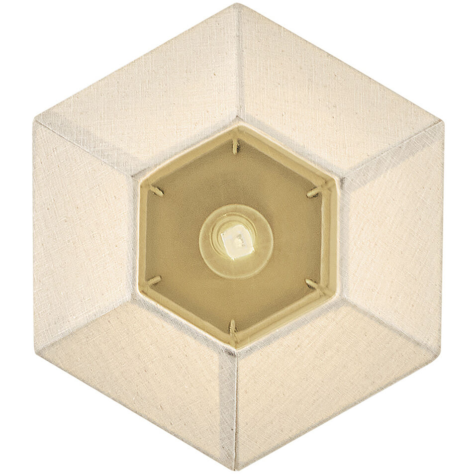 Lisa McDennon Lyla 1 Light 15 inch Lacquered Brass Semi-flush Mount Ceiling Light