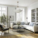 Coastlyn 8 Light 36 inch Legacy Brass Pendant Ceiling Light