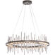 Cityscape LED 38 inch Natural Iron and Sterling Pendant Ceiling Light in Natural Iron/Sterling, Circular