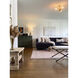 Meadow 3 Light 20 inch Aged Brass Semi Flush Mount Ceiling Light