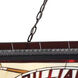 Tiffany Billiard 4 Light 43.75 inch Matte Black Billiard Ceiling Light