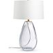 Gable 25 inch 150.00 watt Clear Table Lamp Portable Light