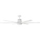 Draftsman 72 inch Matte White Fan