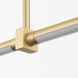 Dorian LED 47.5 inch Gold Linear Pendant Ceiling Light