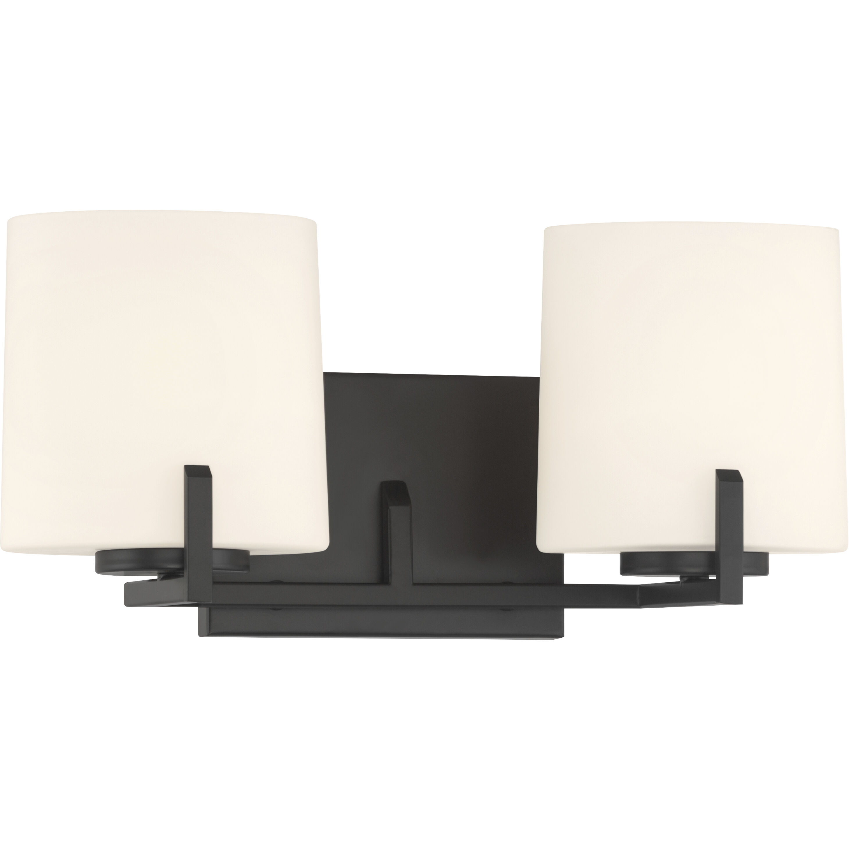 Mirelle 2 Light 16 inch Dark Matte Black Vanity Wall Light